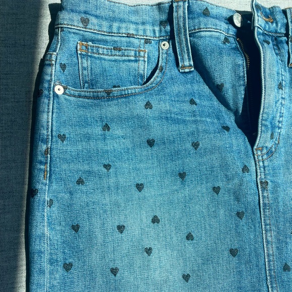 Madewell Denim Heart Skirt - 29 - Picture 2 of 6